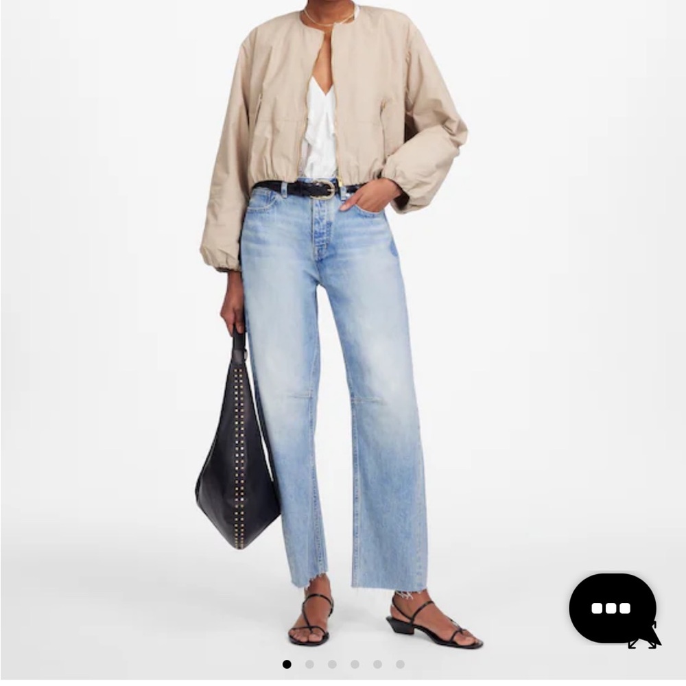 Madewell Faded Blue Straight Leg Jeans